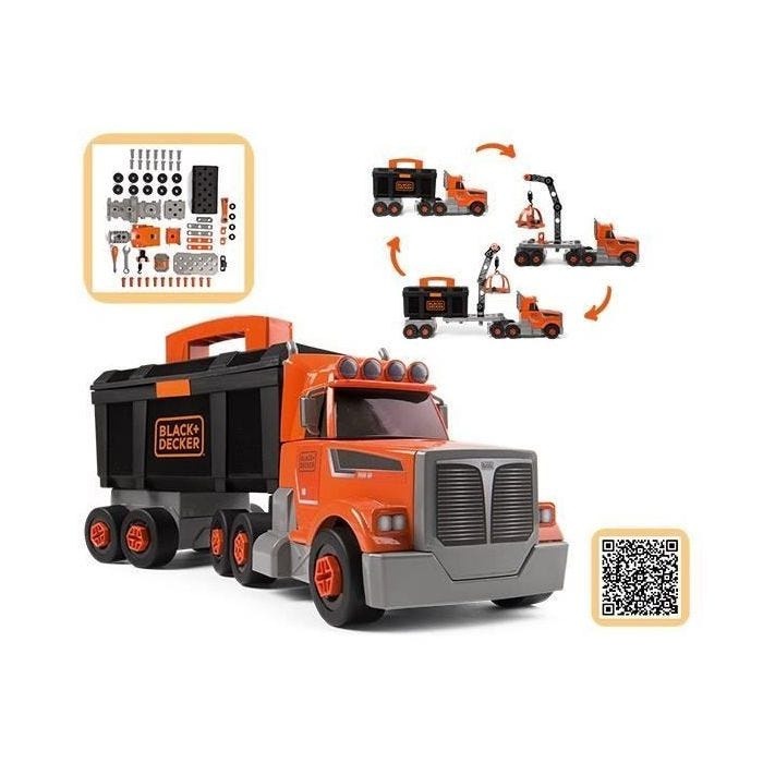 SMOBY - BLACK + DECKER - B+D CAMION BRICOLO