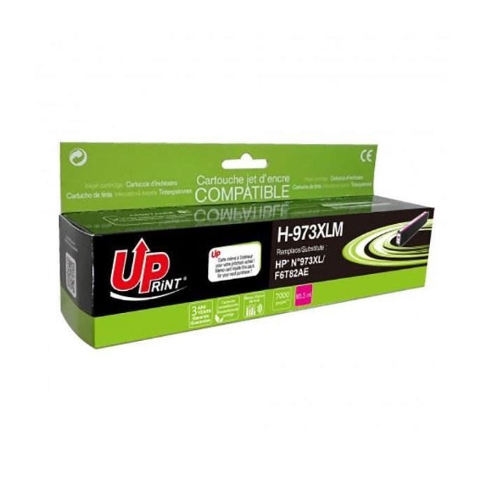 UPrint H-973XLM M - Cartouche d'encre (Magenta) compatible HP F6T82AE ( Catégorie : Cartouche imprimante )