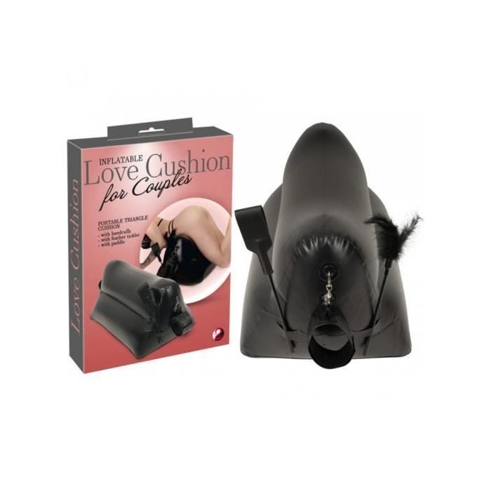Coussin Sexuel - You 2 Toys - Gonflable - Menottes Incluses - 60x36x36 cm - PVC et Métal