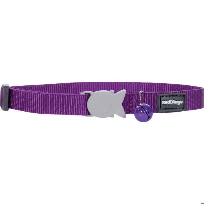 Collier - Red Dingo - 12Mm 20-32 - Violet - Boucle de sécurité - Anti-étranglement