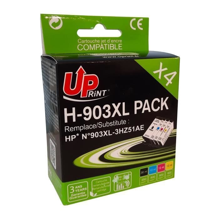 HP N° 903XL - 3HZ51AEpack. Cartouche d' encre compatible QUALITE PREMIUM de grande capacité . Pourquoi choisir une cartouche de