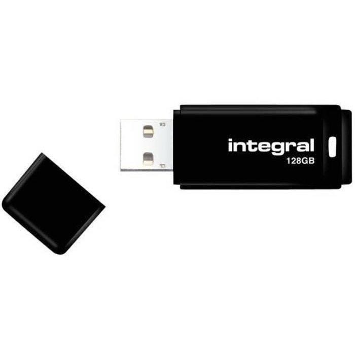 Clé USB - INTEGRAL - 128 Go - USB 2.0 - Noir