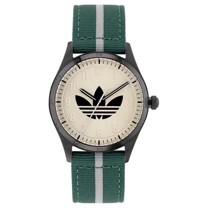 Montre Adidas - Mixte - AOSY23042 - Vert Tissu - 42mm - 5 bar