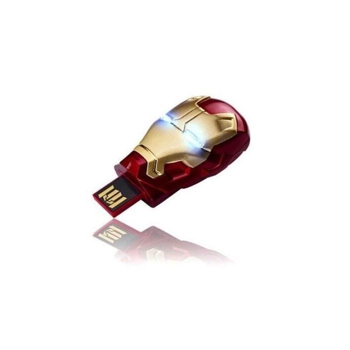 Clé USB - IRON MAN - Mark 42 - Rétractable 8Go - Design Casque - Super-héros