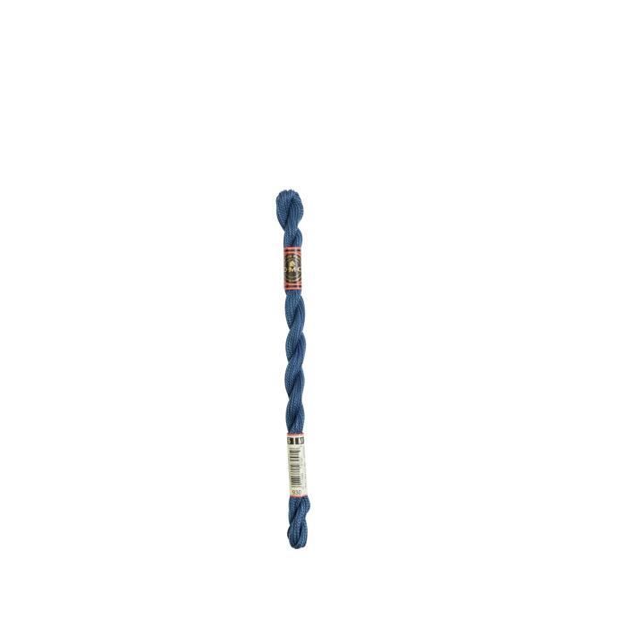Fil - DMC - Coton Perlé Médium N5 - Couleur 930 - 100% coton - 15 mètres
