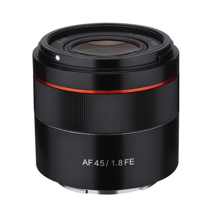 Objectif Samyang AF 45mm F1.8 pour Sony FE - Ouverture F1.8, Bokeh Superbe, Léger 162g
