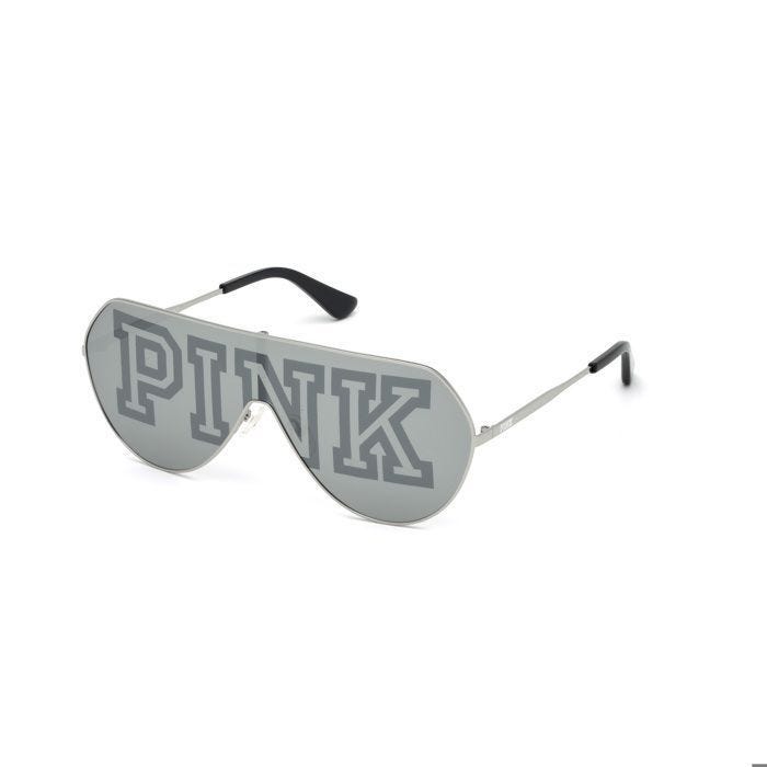 Lunettes de soleil - Victoria's Secret - Pink PK0001-16C - Monture métal doré - Verres roses - Protection UV 4