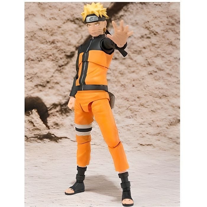 Figurine Naruto Shippuden - Naruto Uzumaki Sage Mode 14cm - BANDAI - PVC - Enfant
