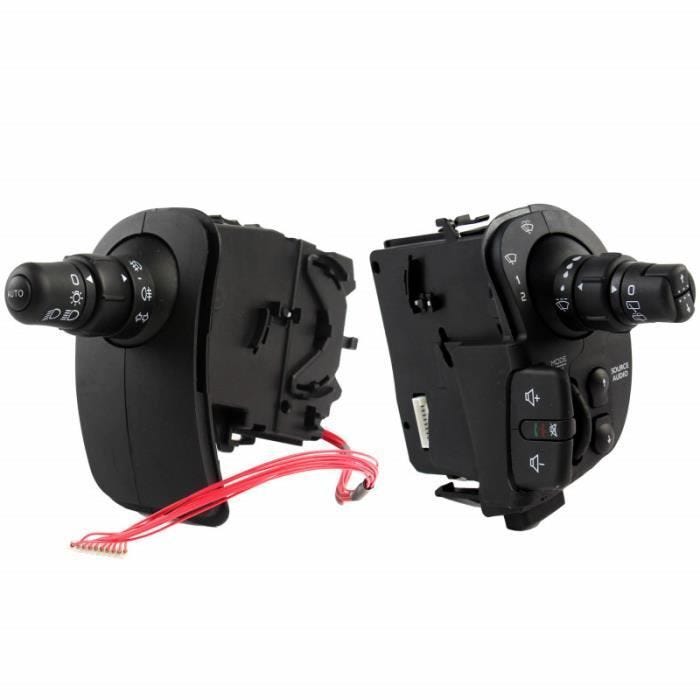 2 Commodos pour Clio 3, Kangoo 2, Modus (à partir de 2004) éclairage, clignotants, essuie-glace et réglage audio