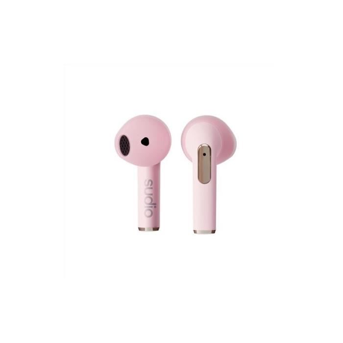 Ecouteurs intra-auriculaires - SUDIO - N2 - Bluetooth - Rose - Résistant à la transpiration