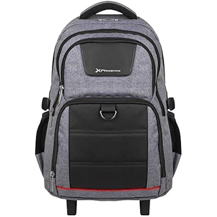 Phoenix Sac à dos trolley à roulettes pour ordinateur portable jusqu'à 17 pouces