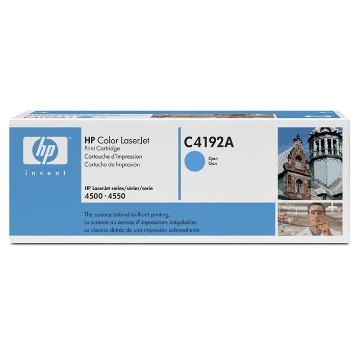 Cartouche de toner HP C4192A - Cyan - 6 000 pages