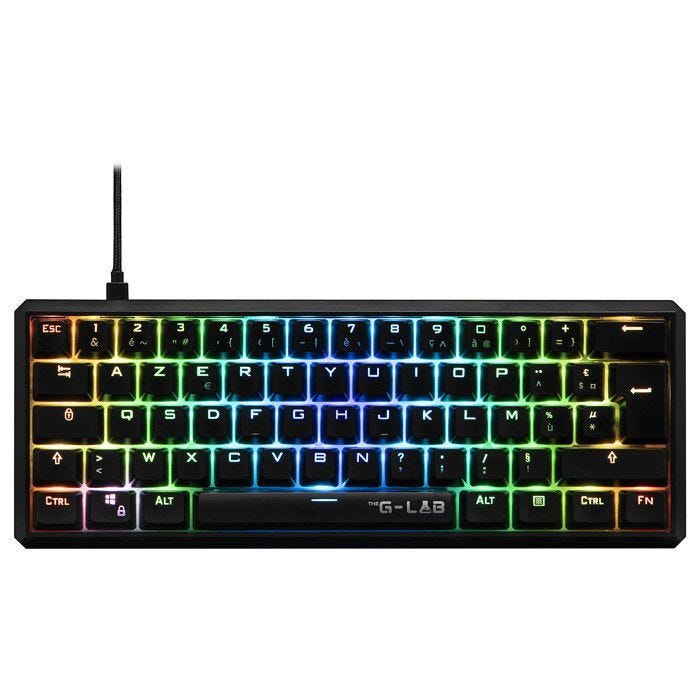 Clavier gaming - The G-Lab - Keyz Thallium - Compact TKL - Mécanique - Rétroéclairage RGB
