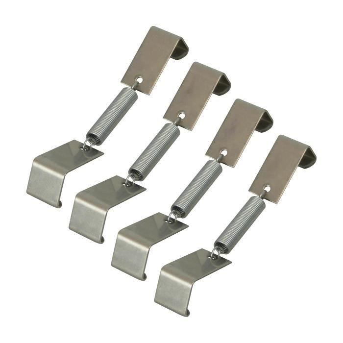 Pinces pour plaque immatriculation 4 pieces