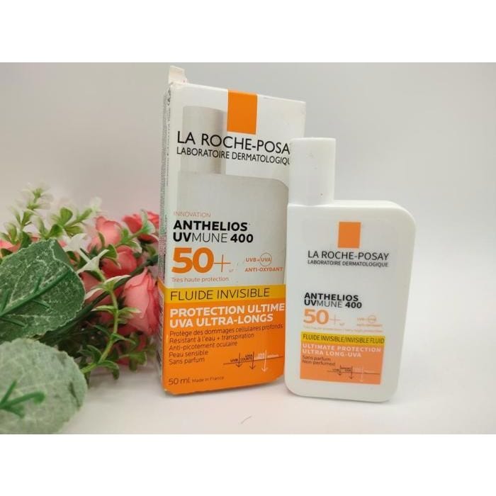 Crème solaire - La Roche-Posay - Anthelios Fluide Invisible - SPF 50+ - 50ml - Hypoallergénique