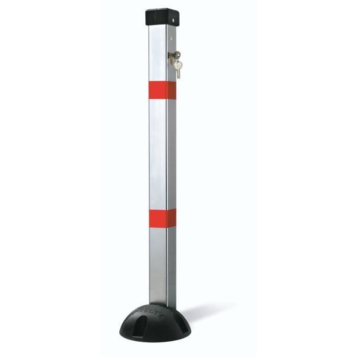 Barrière de parking - Premium - Rabattable - Hauteur 900 mm - Verrouillage automatique - Acier