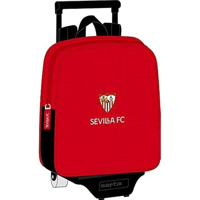 Sac à dos - SAFTA - SEVILLA FC - Confortable - 22 x 10 x 27 cm - Rouge/noir