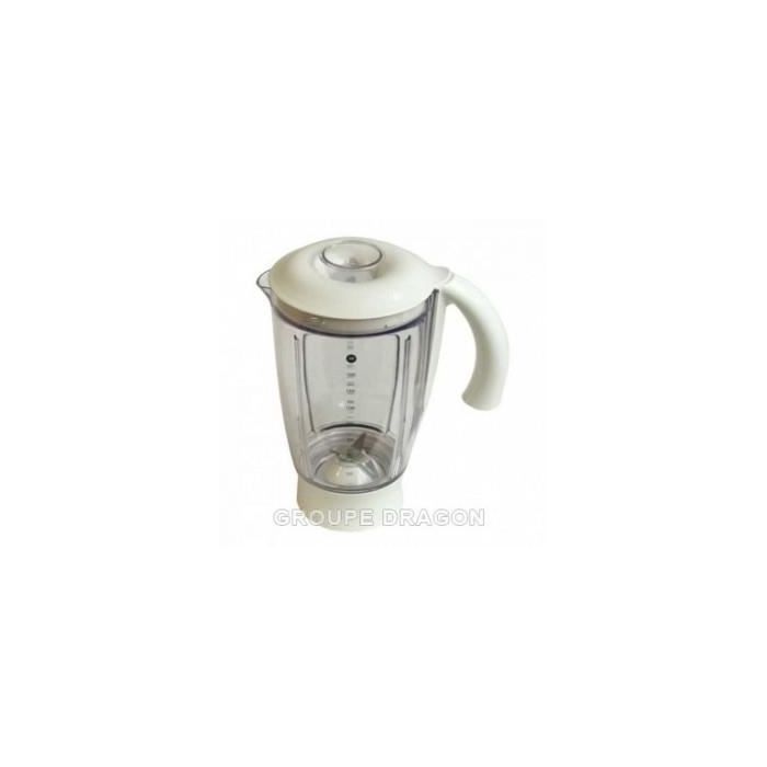 Bol Blender Blanc Complet pour Kenwood BL430 FP591 - Pièce d'Origine Constructeur