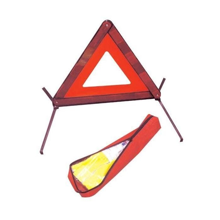 Kit de signalisation route : triangle + gilet