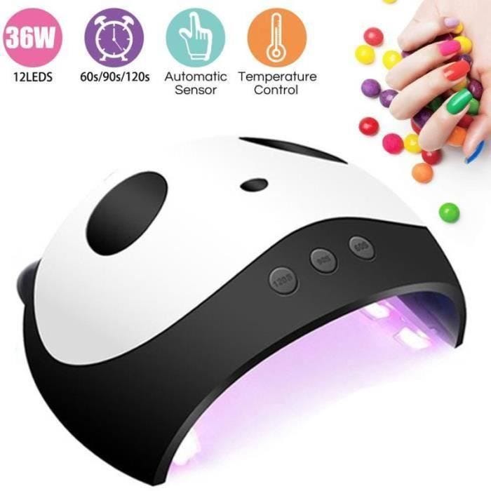 PC19101-36W 12LED Lampe UV LED Sèche Ongles de lumière LED avec minuteur, capteur pour séchage des ongles Kit ongles et des orteil