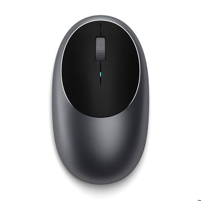 Souris d'ordinateur portable - SATECHI - STC0176A - Bluetooth - Optique - Gris