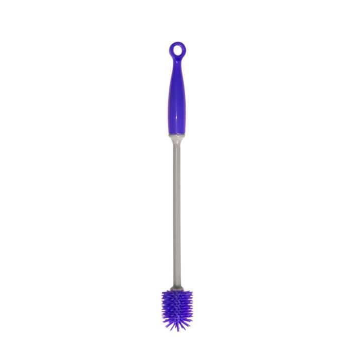 Je Cherche Une Idée - Goupillon Biberon Silicone Anti Rayures - Violet