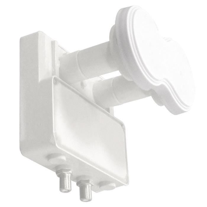 Monobloc 2 sorties 4,3° 0,2dB Astra 19,2°E et Astra 23,5°E pour 2TV