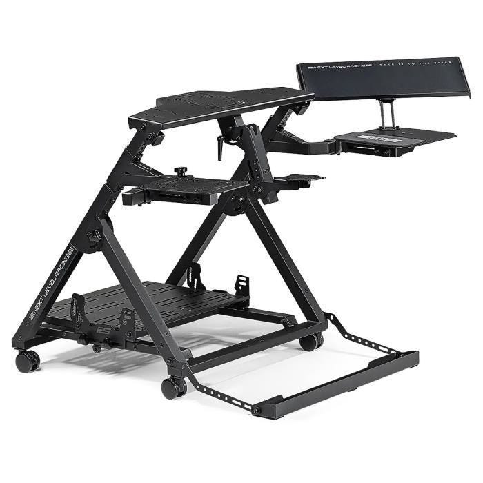 Next Level Racing Flight Stand Pro - Support pour simulateur - perche de montage - bras pivotant plaque de vol - support pour clavie