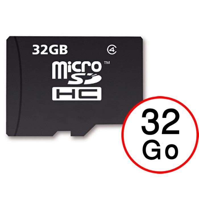 LOGICOM ID BOT 53 Carte Mémoire Micro-SD 32 Go + Adaptateur de qualité by PH26®