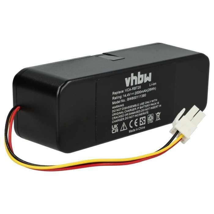 vhbw 1x Batterie compatible avec Samsung Navibot VCR8845T3A, VCR8846, VCR8847, VCR8848, VCR8849 robot électroménager (2000mAh,