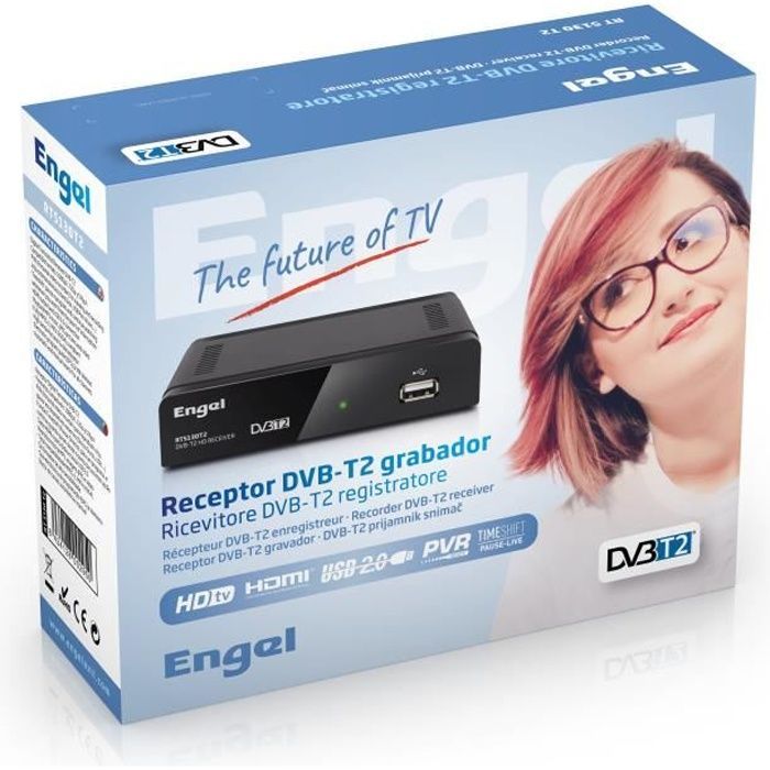 Récepteur TNT HD ENGEL DVB T2