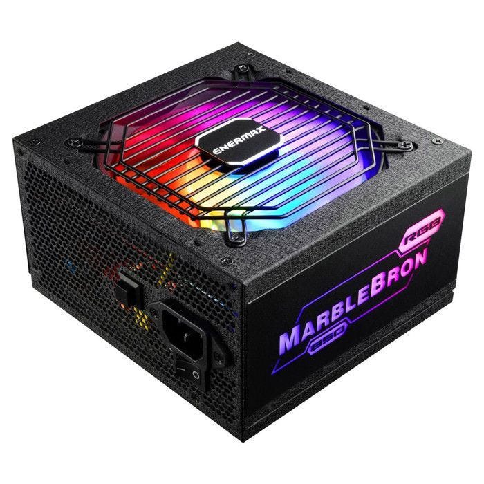 Alimentation - ENERMAX - MARBLEBRON - 850 Watts - RGB - Semi-modulaire - 80PLUS Bronze