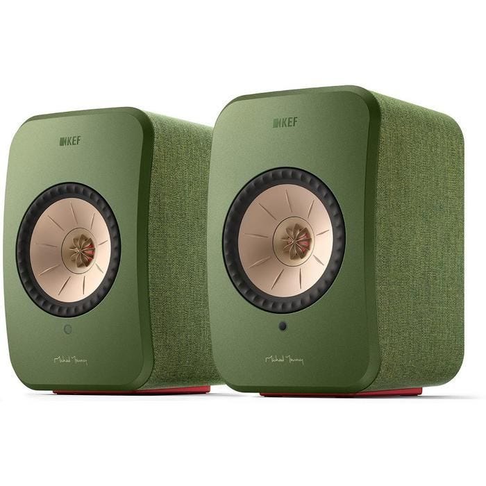 KEF LSX Wireless 2 Vert - Enceinte sans fil Hi-Fi (la paire) - Enceintes sans-fil