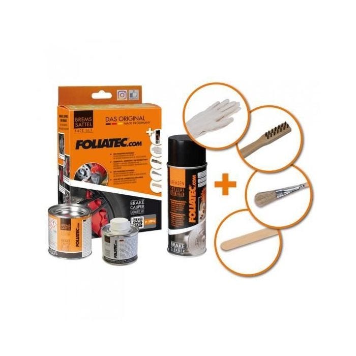 kit de peinture pour étrier de frein Performance jaune (brillant) 7 pièces