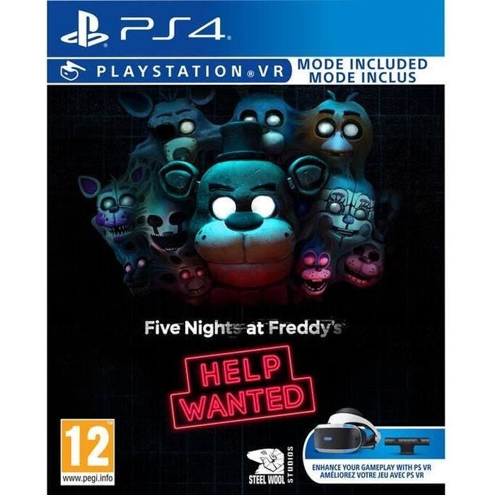 Jeu vidéo - Five Nights At Freddy's Help Wanted - PS4 - Action - PEGI 12+ - En boîte