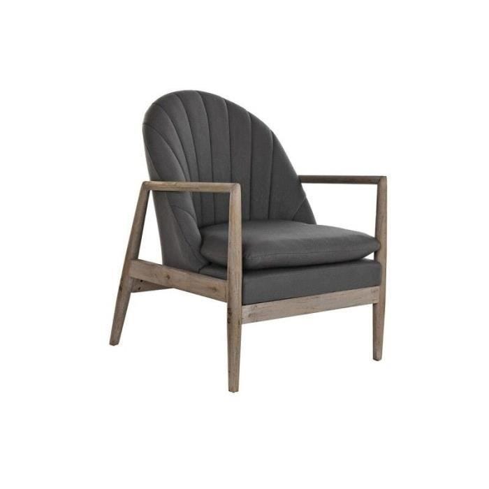 Siège Thyann Sapin Polyester Gris foncé Moderne (67 x 70 x 89 cm)