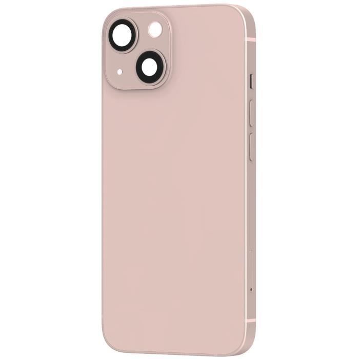 Châssis iPhone 13 Mini - AVIZAR - Vitre arrière de remplacement - Rose Poudré