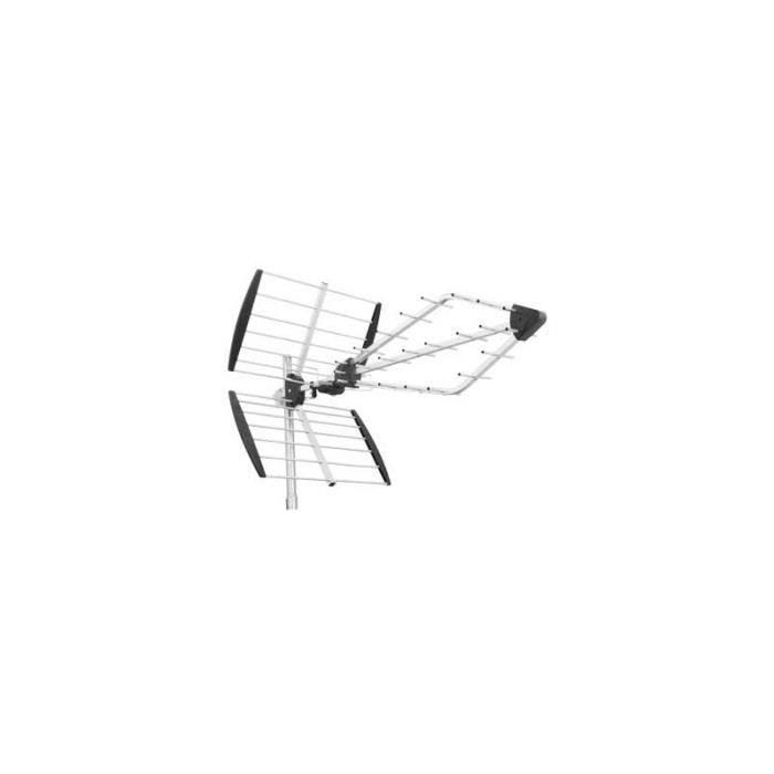 Antenne Trinappe - Triax - Modèle 107 cm - Gain 17,5 dB - Réglage élévation - Protection > 28 dB