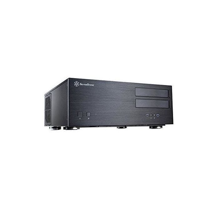 Boîtier HTPC - SST - GD08B - Noir - Vente au détail - Design élégant