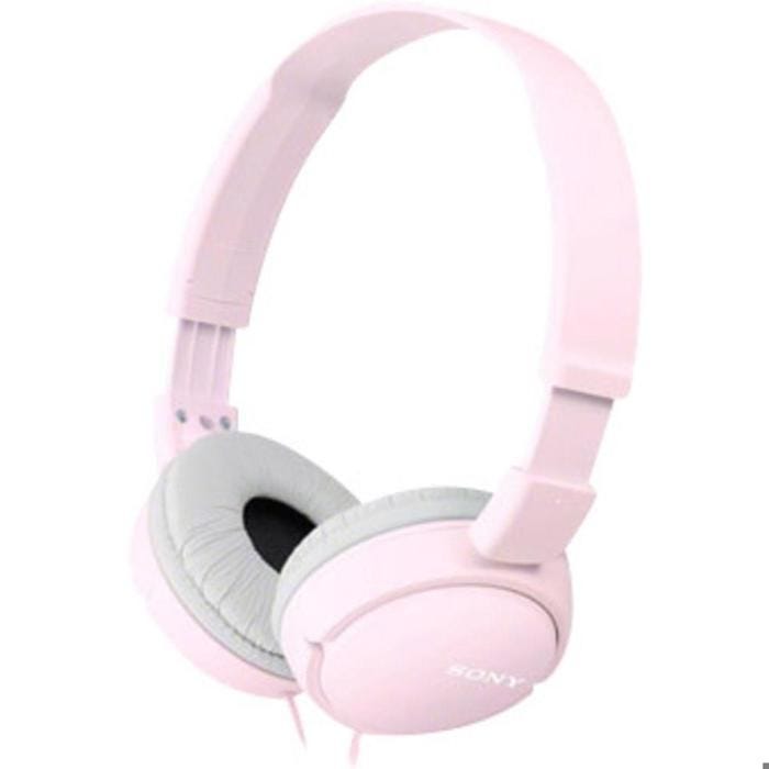 Casque - SONY - MDRZX110 - Écouteurs rembourrés - Filaire - Rose