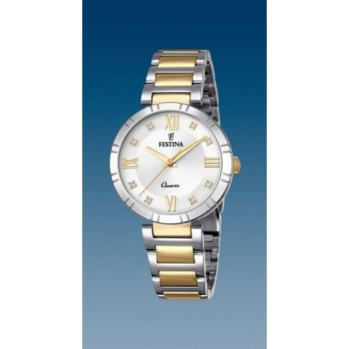 Montre - FESTINA - F16937_A - Quartz - Analogique - Acier Blanc