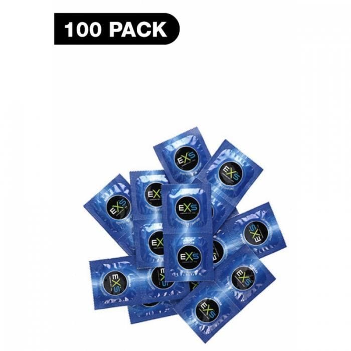 PRESERVATIF Préservatifs Latex Regular x100 EXS
