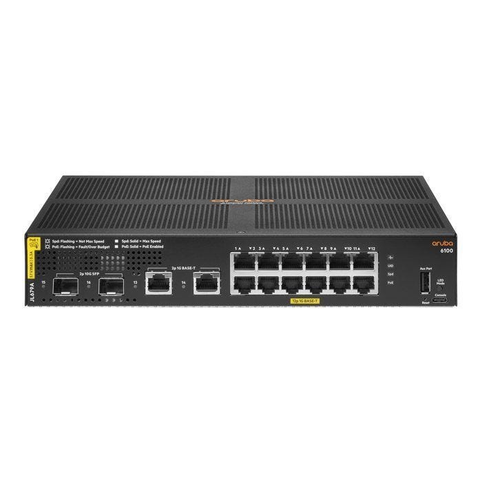 HPE ARUBA 6100 12G CL4 2SFP+ STOCK JL679A