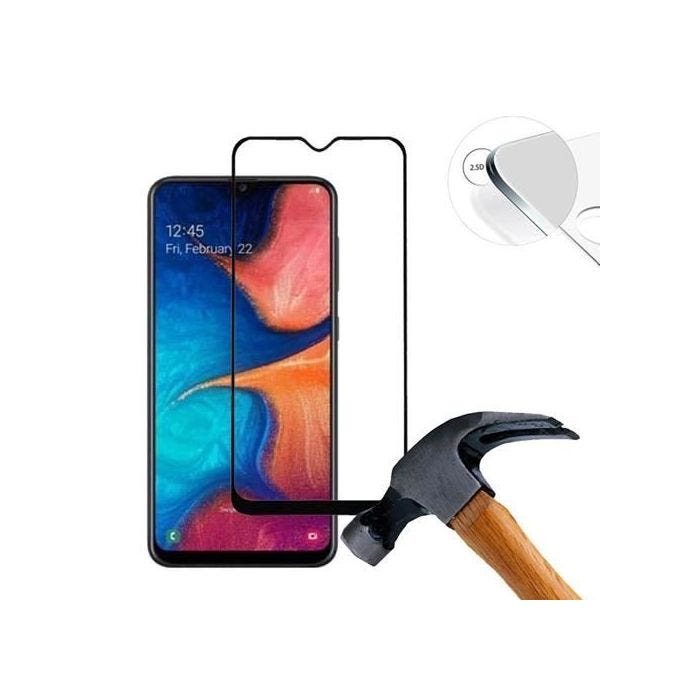 Lusee 2 x (Couverture complète) Full Film de Protection pour Samsung Galaxy A20e 5.8 écran en Verre Trempé protection d'écran