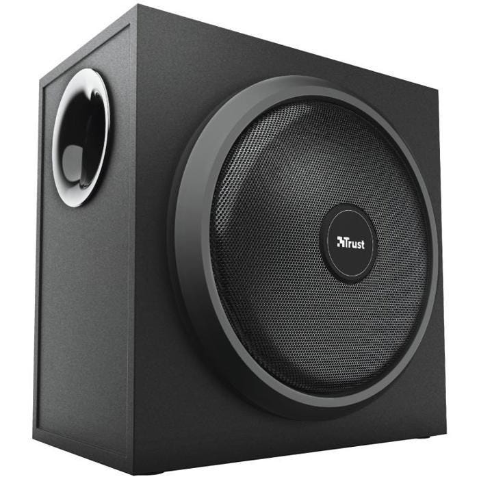Trust Yuri Système d'Enceintes PC 2.1 avec Caisson de Basses et Commande de Volume Filaire, 120W