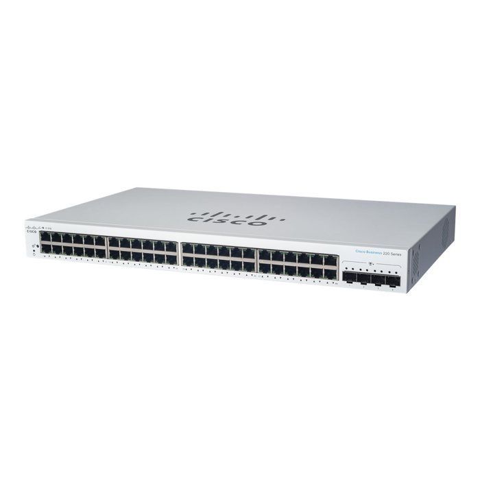 Switch - Cisco - CBS220-48FP-4X-EU - 48 ports GE - Full PoE+ 740W - 4x10G SFP+