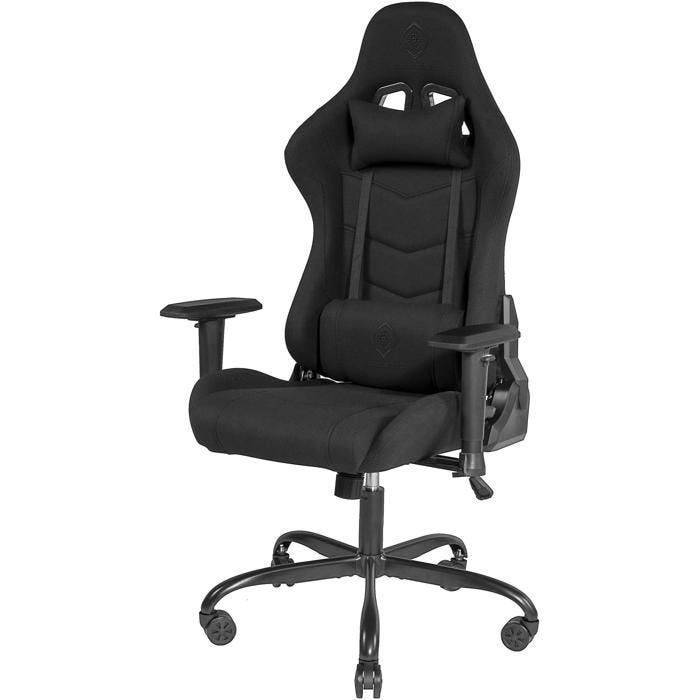 Fauteuil de gaming - DELTACO GAMING - GAM-096F - Réglable en hauteur - Noir - Accoudoirs inclus