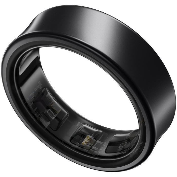 Bague Galaxy Ring noire taille 14 Bague connectée de bien-être,Analyse du sommeil,Fonctionnalités Galaxy AI,Autonomie jusqu'à 7 jour