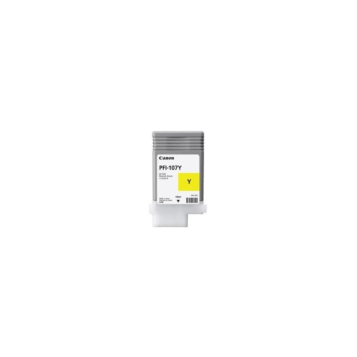 CANON Réservoir d'encre original PFI-107 Y - 130 ml - Jaune
