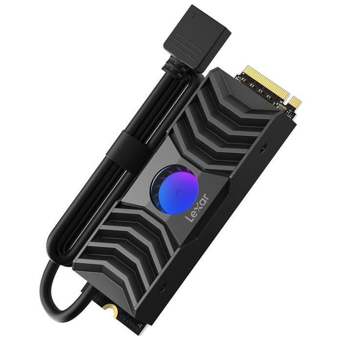 SSD - LEXAR - NM1090 - 2 To - PCIe 5.0 - Dissipateur thermique avec éclairage RVB